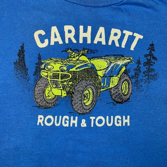 Size 9 Month Infant Carhartt Rough & Tough Quad Onesie EUC - Picture 1 of 7